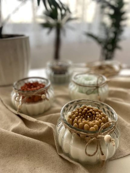 شمع لیوانی در چند رنگ و رایحه