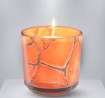 شمع لیوانی کوبیسم